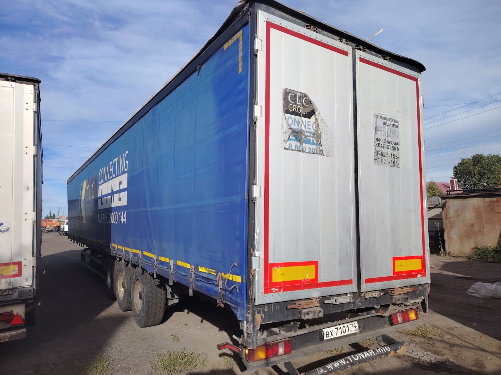 Тонар 9888* Полуприцеп шторный 98881