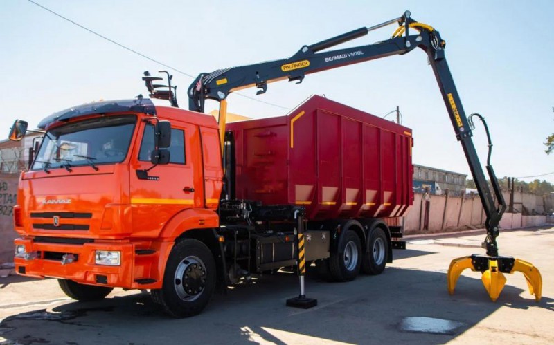 КамАЗ 65115 6x4 Ломовоз с КМУ 352101 (Дизельный, 6,7 л, 292 л.с., МТ)