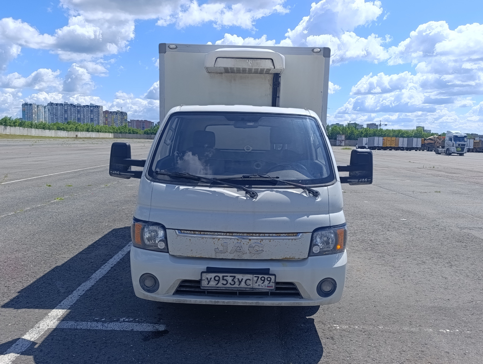 JAC N35 Изотермический/рефрижератор АФ-77ACLJ-02 (Рефрижератор, Дизельный, 2,0 л, 129 л.с.), 2022г., 131997 км