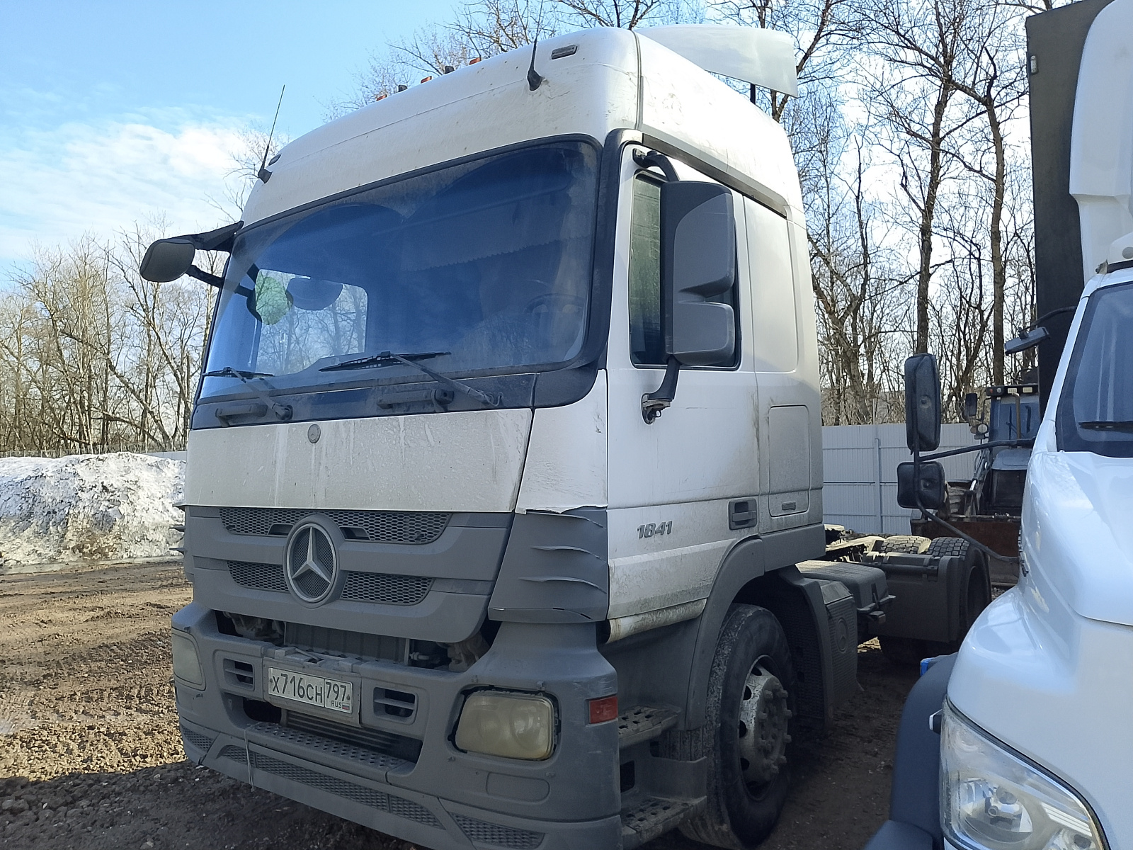 Mercedes-Benz ACTROS 4x2 Седельный тягач 1841 LS (Дизельный, 12 л, 408 л.с., АТ), 2017г., 1002550 км