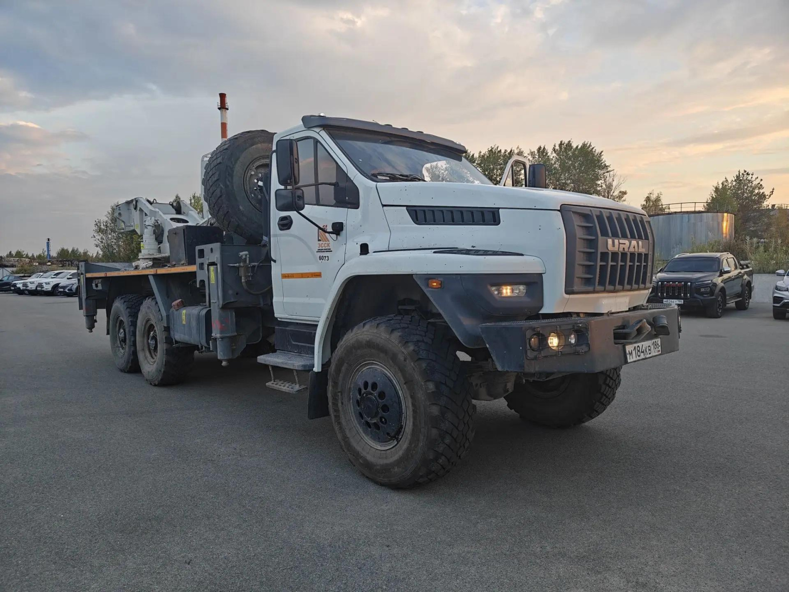 Ural NEXT 4320 6x6 Автокран КС-55732 (Дизельный, 6,7 л, 283 л.с., МТ), 2024г.