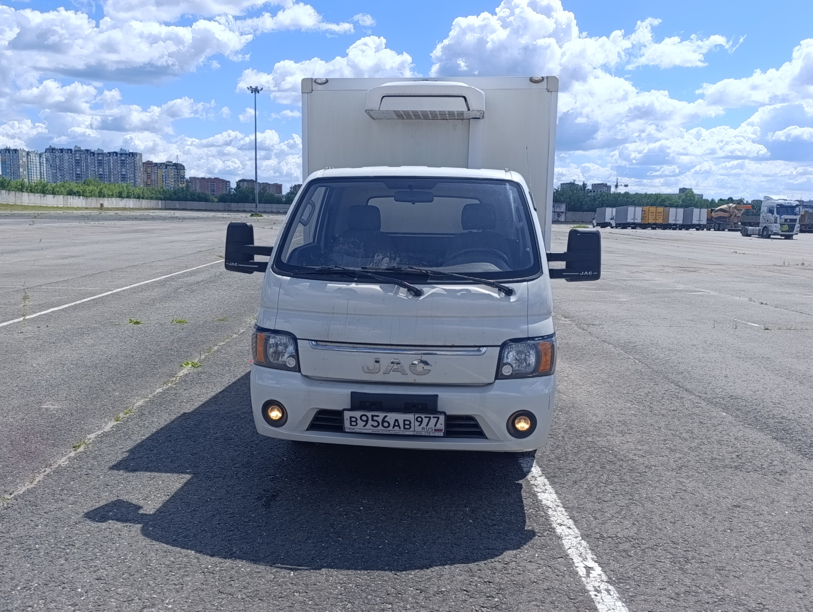 JAC N35 Изотермический/рефрижератор АФ-77ACLJ-02 (Рефрижератор, Дизельный, 2,0 л, 129 л.с.), 2022г., 91637 км
