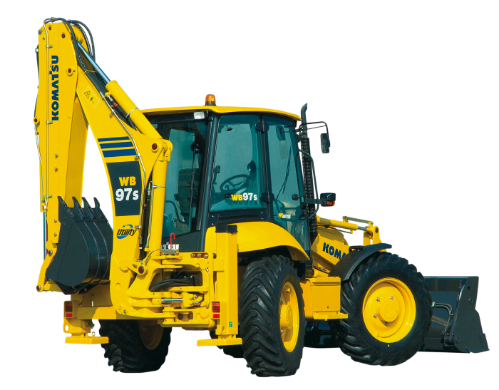 KOMATSU WB97* Экскаватор-погрузчик WB97R-5E0 (Дизельный, 4,5 л, 101 л.с., МТ)