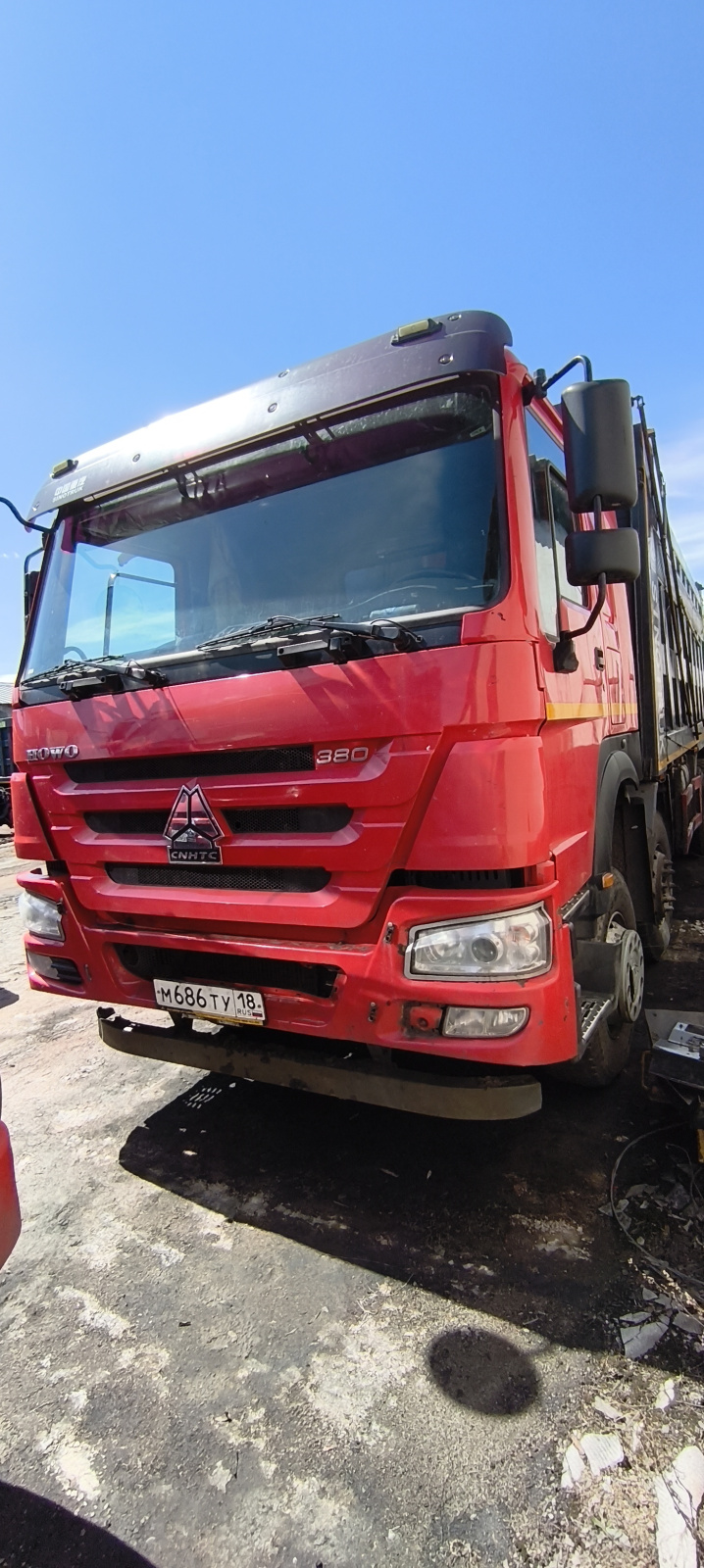 Howo ZZ* 8x4 Самосвал ZZ3407S3867E (Дизель, 9,7 л, 373 л.с, МТ), 2023г., 71214 км