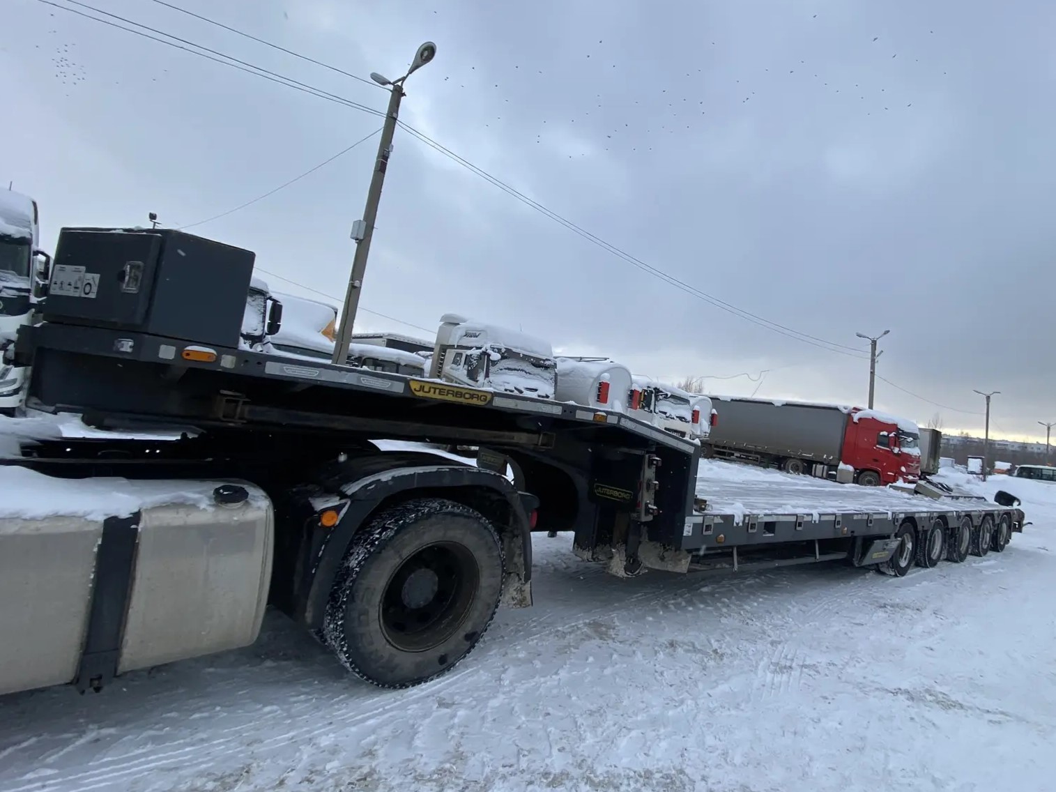 Ютерборг 9852* Полуприцеп тяжеловоз 5 осей 985254 (Не раздвижной)