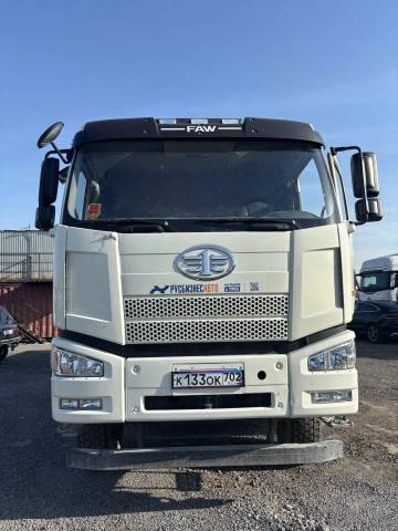 FAW J6 6x4 Бортовой с КМУ 638783-03CM (Дизельный, 11.1 л, 390 л.с. МТ)