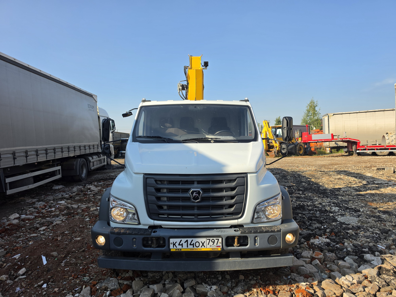 GAZ GAZON NEXT Бортовой с КМУ 3010GD Новый завод (Дизельный, 4,4 л, 169 л.с., МТ, 10 т.)
