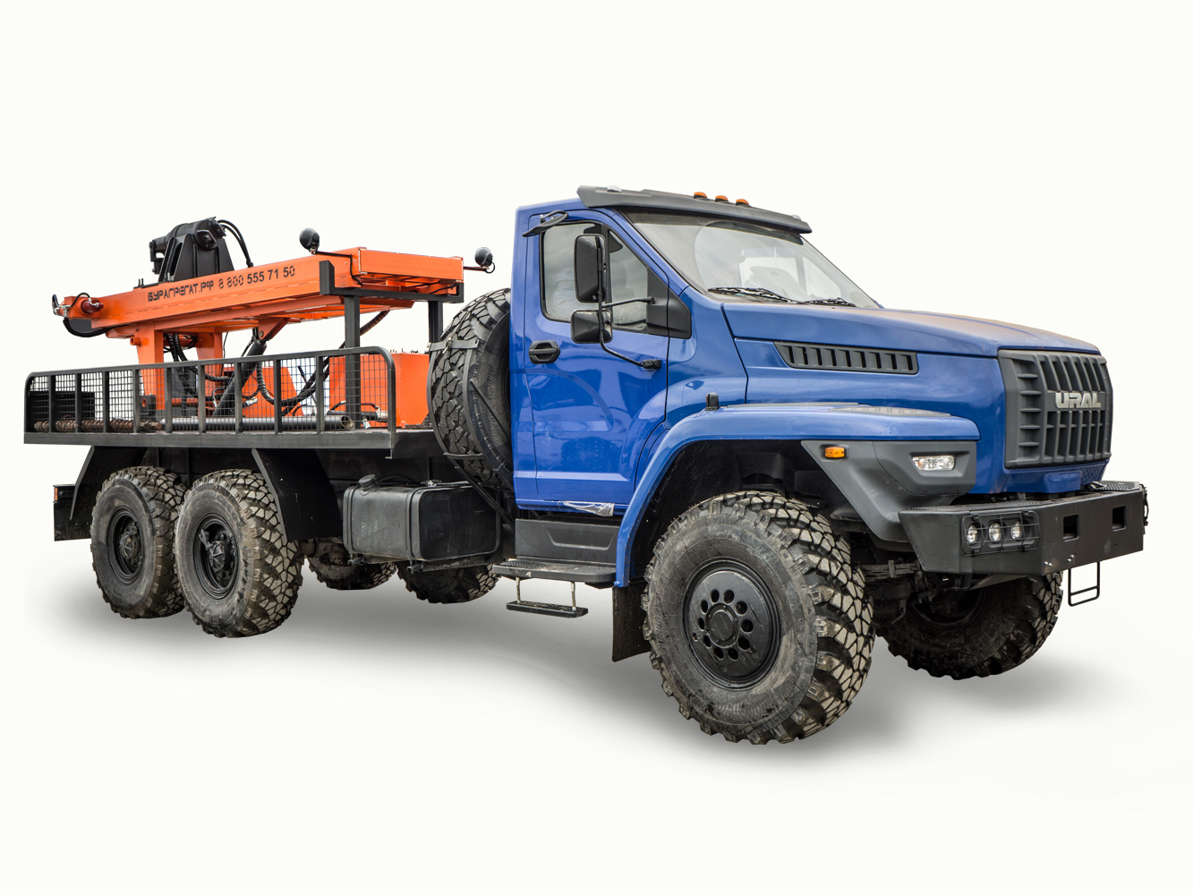 Ural NEXT 5557 6x6 Буровая установка 5670B3-01 (Дизельный, 6.7 л, 273 л.с. МТ)
