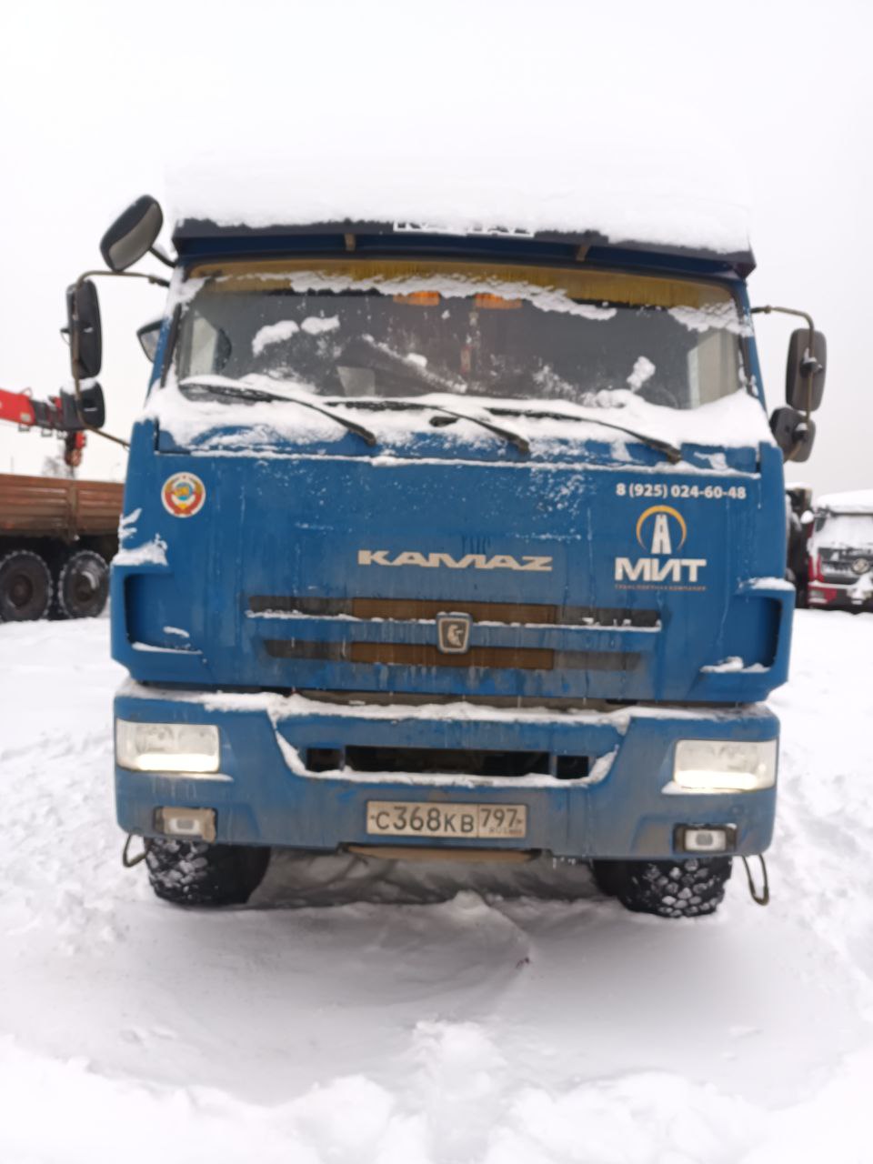 КамАЗ 43118 6x6 Бортовой с КМУ SM04-01 (Дизельный, 11,8 л, 301 л.с., МТ)