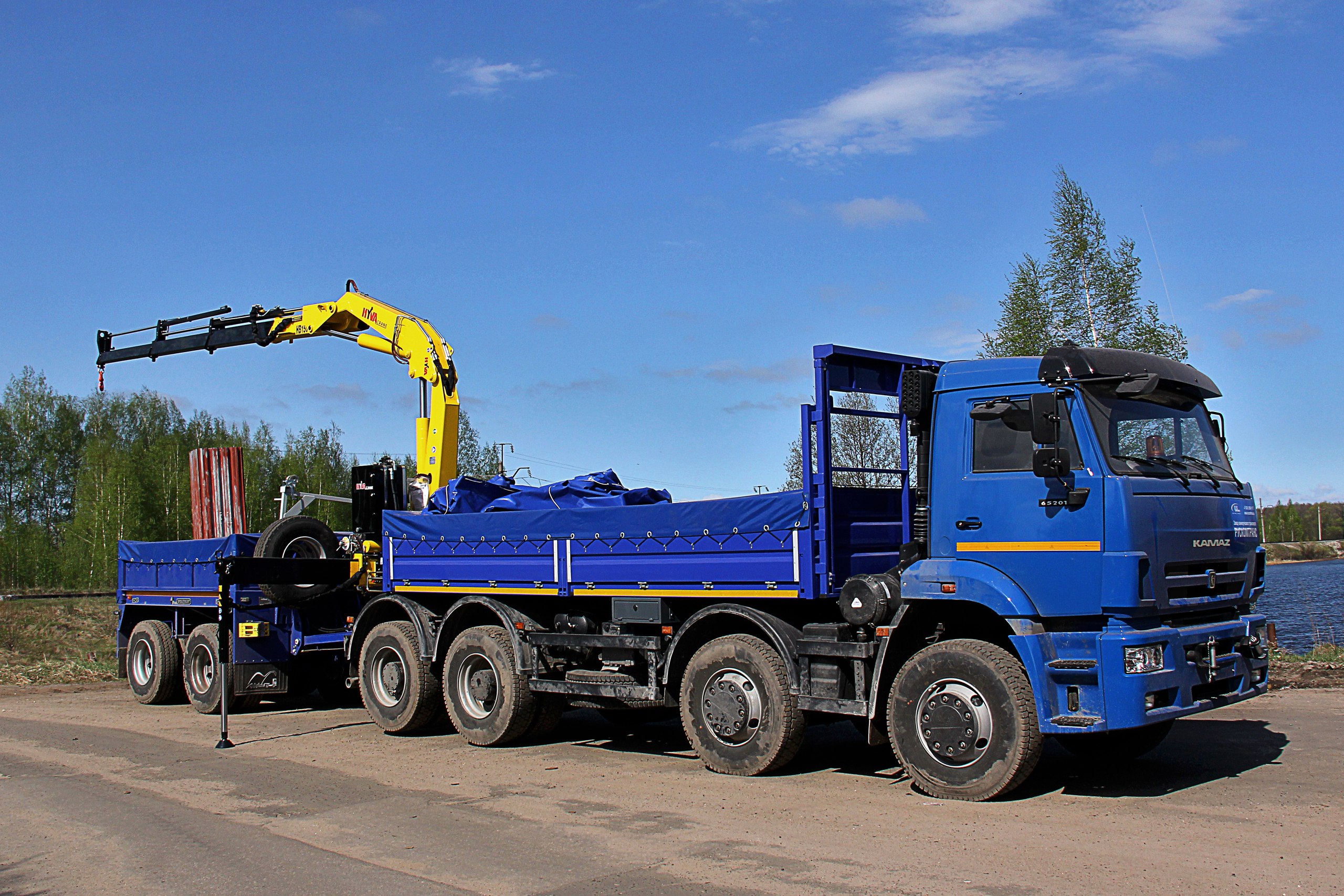 КамАЗ 65116 6x4 Ломовоз с КМУ 4305LK (Дизельный, 6.7 л, 292 л.с. МТ)