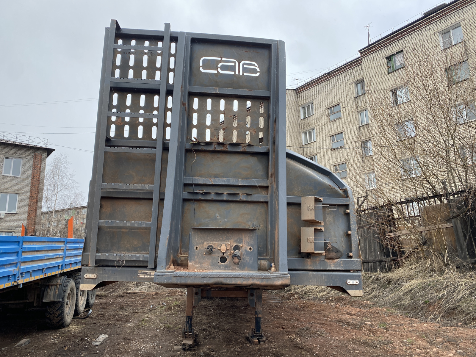 САВ (СпецАвто-Восток) 9318* Полуприцеп тяжеловоз 2 оси 931822-0000090-E30 (Не раздвижной)