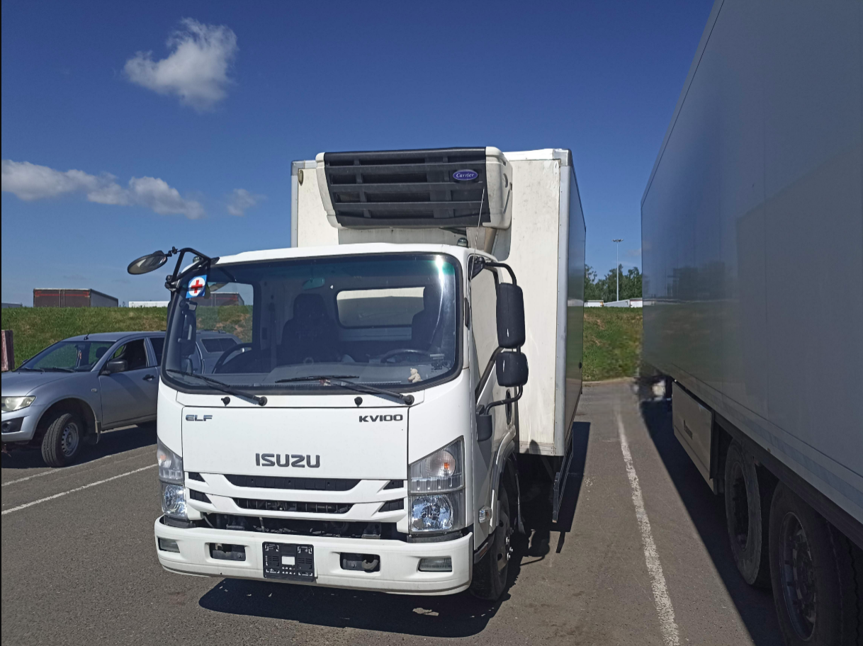 Isuzu ELF 7.5 (NPR) Изотермический/рефрижератор ELF KV100 (Рефрижератор, Дизельный, 3,0 л, 120 л.с., МТ)