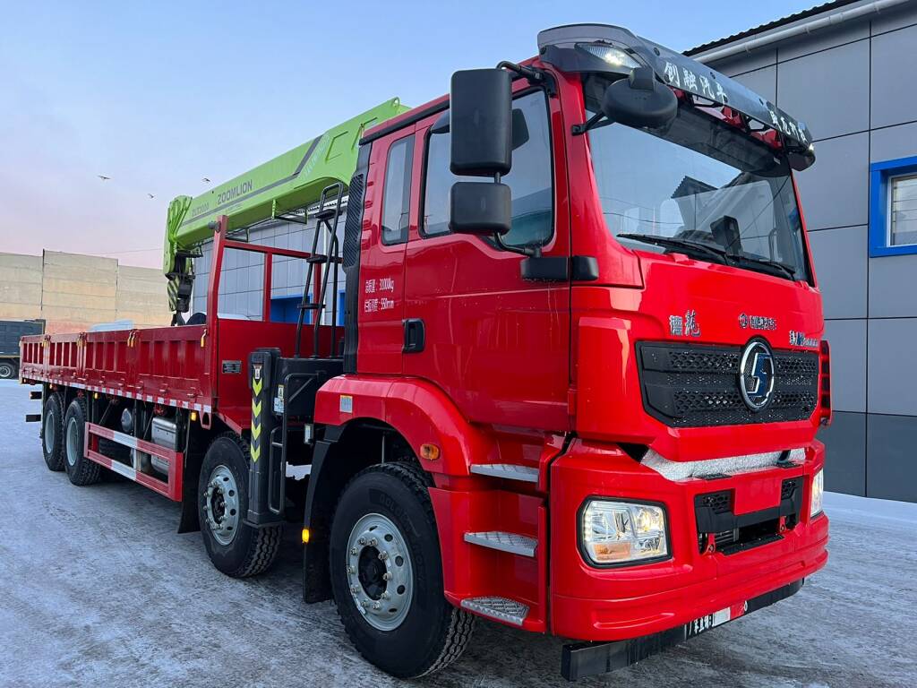 Shacman (Shaanxi) SX* 8x4 Бортовой с КМУ SM04-16 (Дизельный, 12.5 л, 544 л.с. МТ)