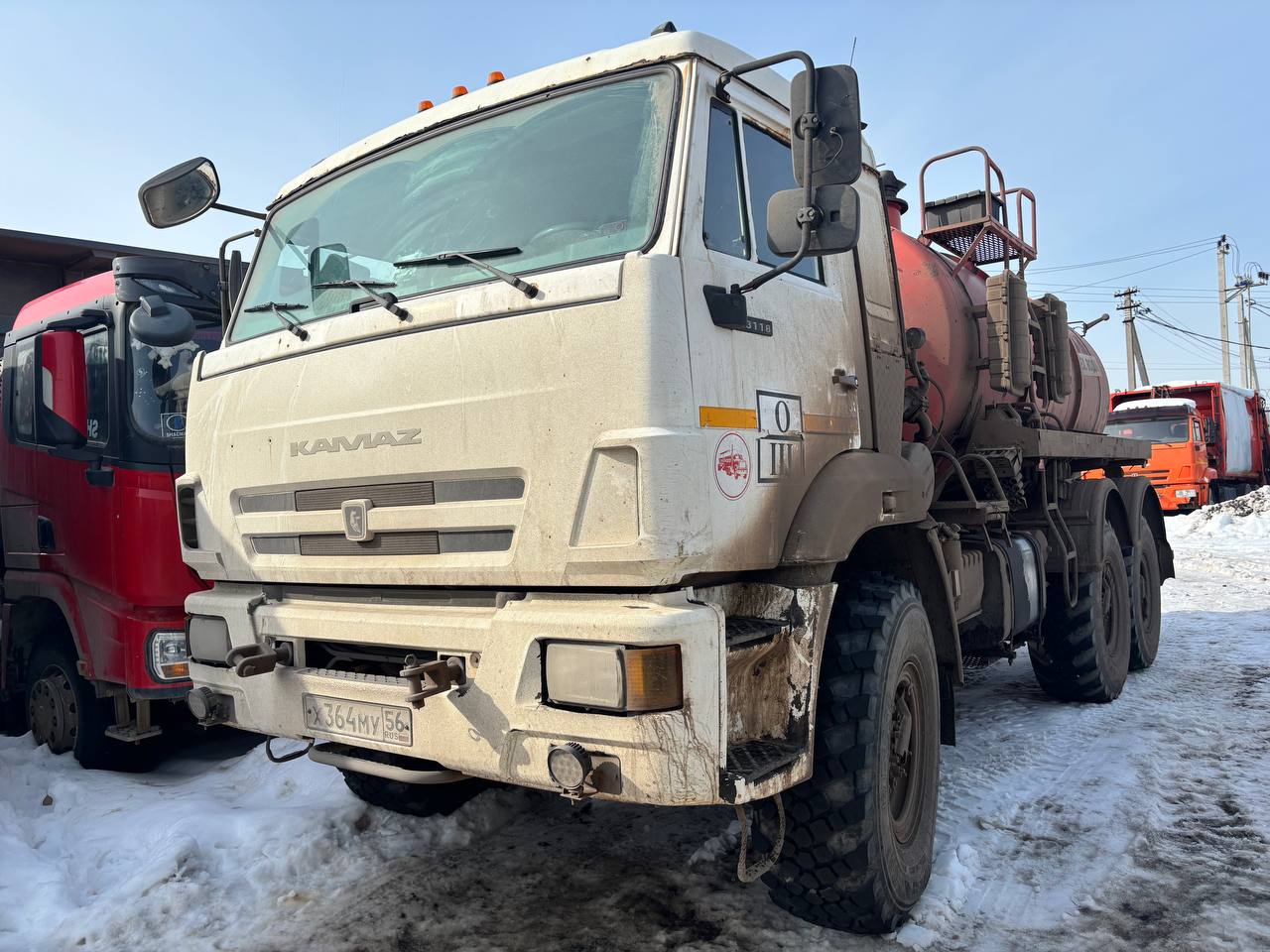 КамАЗ 43118 6x6 Автоцистерна нефтепромысловая 467612-07 (Дизельный, 11,8 л, 300 л.с., МТ)